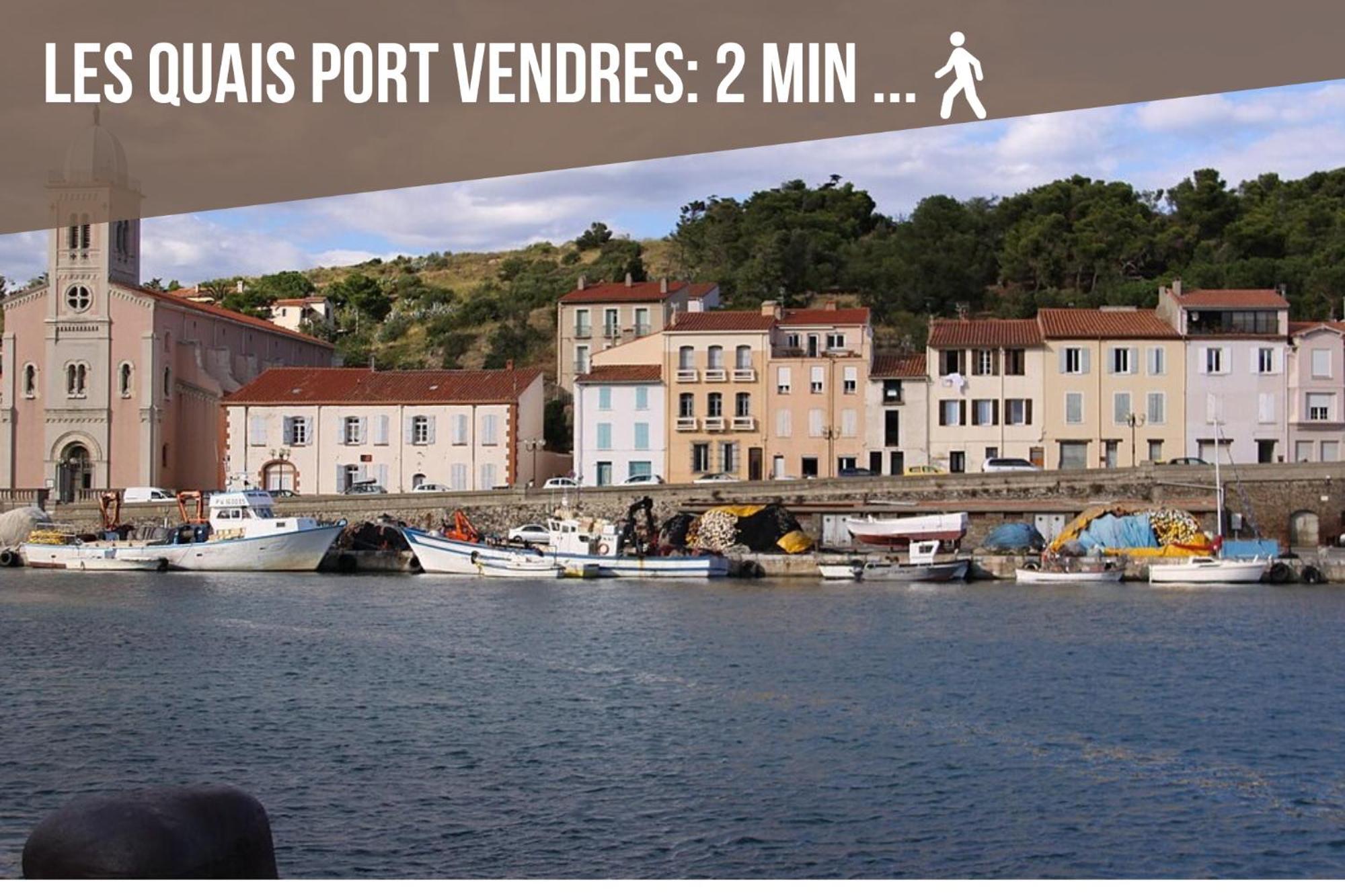L'Escapade, Port A 200M, Climatisation Et Balcon Apartment Port Vendres Exterior photo